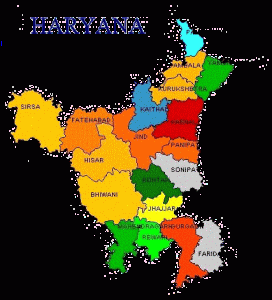 haryana map