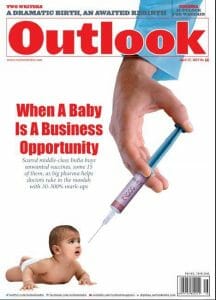 When a baby is business opportunity to vaccine mafia